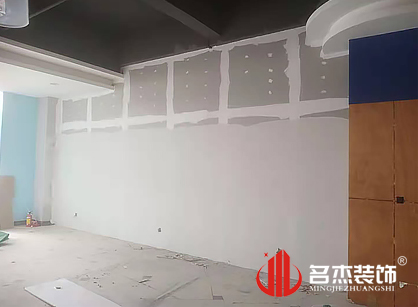 巡工地日記，佛山宏威路服裝展廳蘑菇视频网址項目進行中